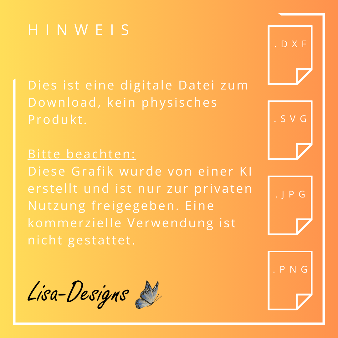 Kehrwochenschild digital Download – .svg, .jpg, .dxf, .png Datei für Laser, Plotter, CNC, Kehrwoche Deko & DIY Tiermotiv