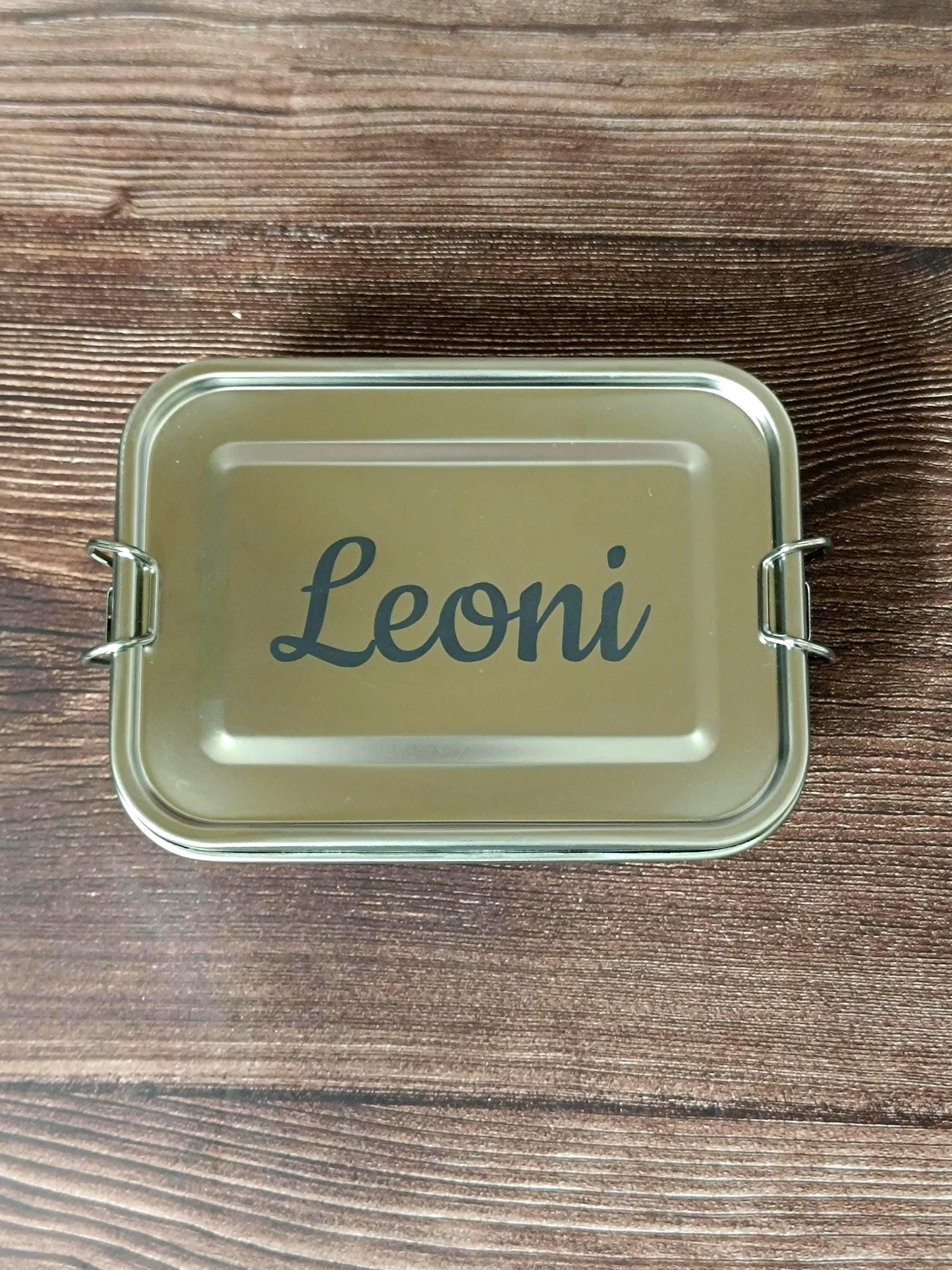personalisierte Brotdose aus Edelstahl | Lunchbox mit Namen | Kita & Schule | nachhaltige Vesperdose | Geschenk für Kinder | Vesperbox