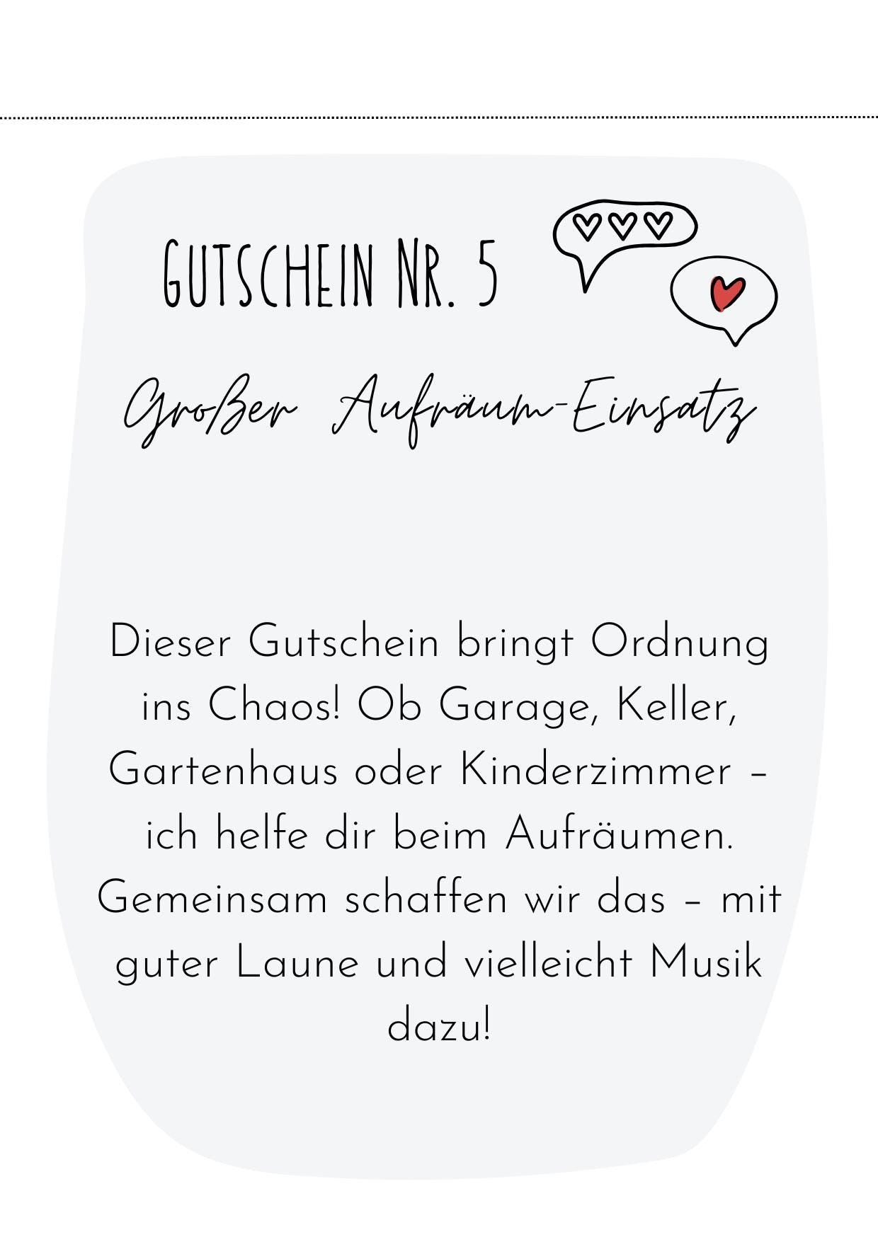 Vatertags-Gutscheinheft zum Ausdrucken | PDF | 5 liebevolle Gutscheine für Papa | DIY Geschenk | digital | Download | Last-Minute Idee