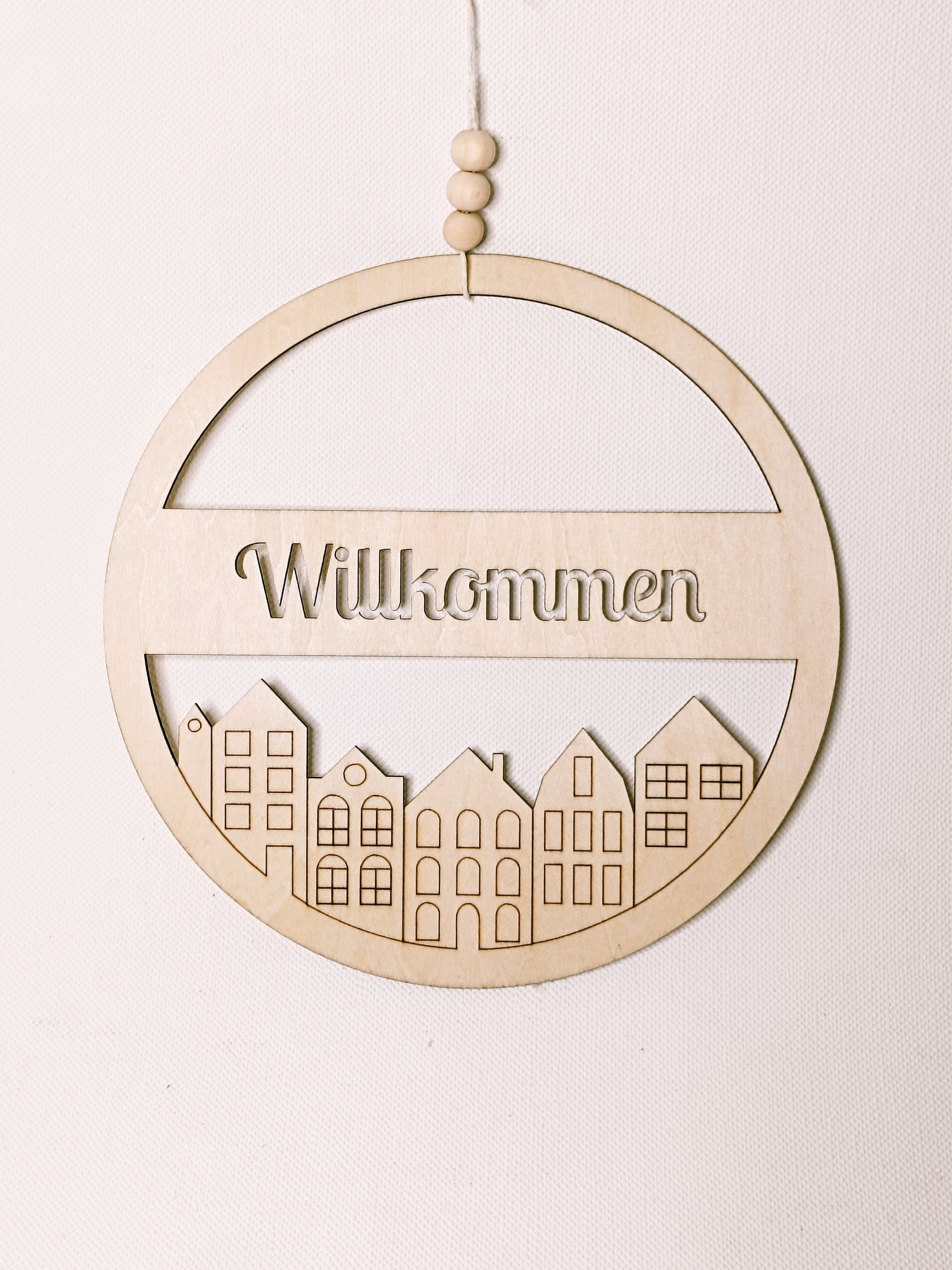 Willkommen-Türkranz / Türschild digital Download – .svg, .jpg, .dxf, .png Datei für Laser, Plotter, CNC, Kinderzimmer Deko & DIY Tiermotiv