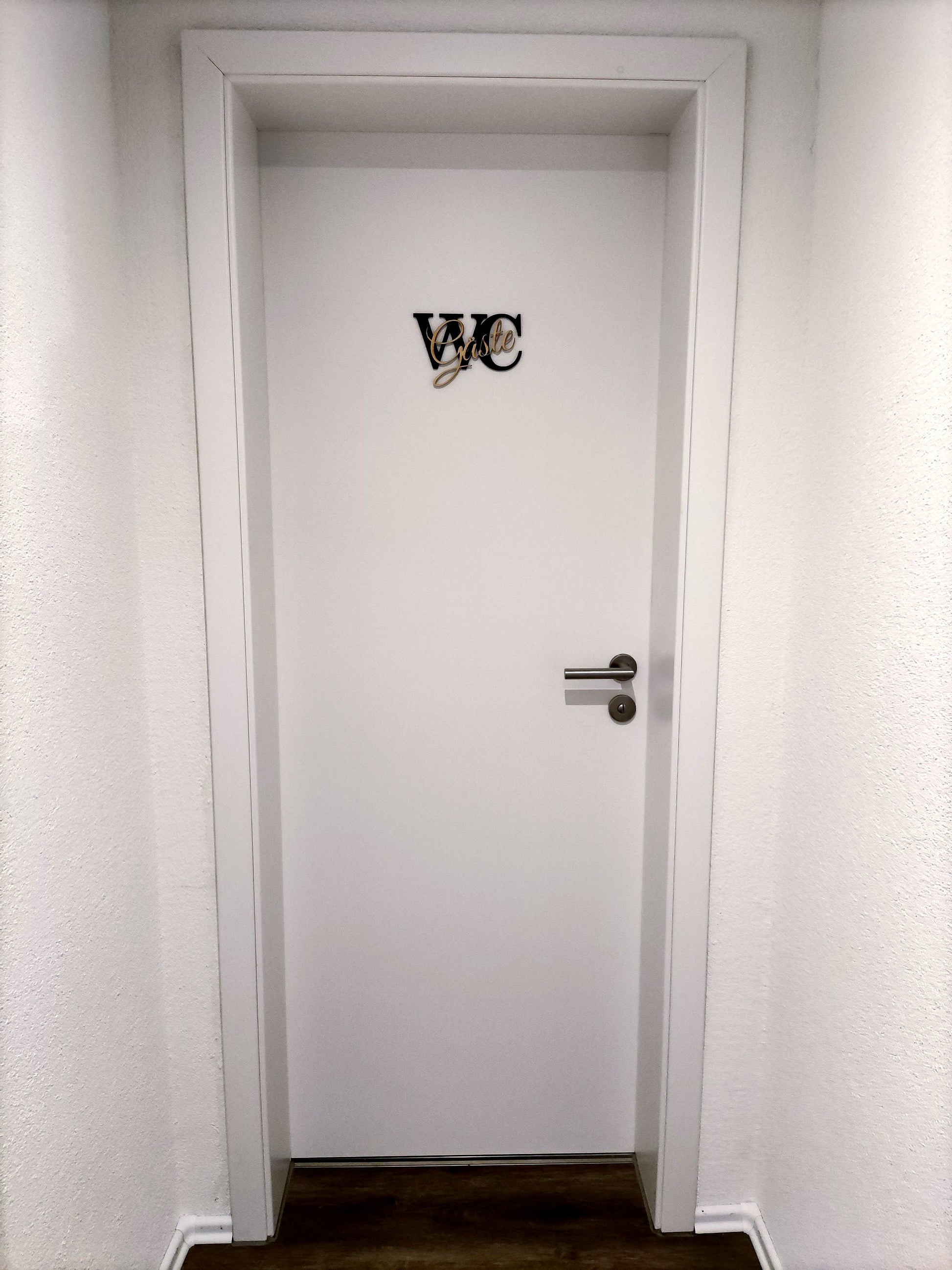 Türschild "Klodett" für das Gäste-WC, in verschiedenen Farben erhältlich