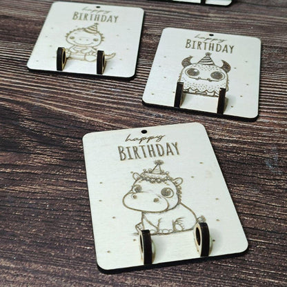 Geldgeschenkanhänger-Set digital Download – .svg, .jpg, .dxf, .png Datei für Laser, Plotter, CNC, Geburtstag, Tiere, Monster, Dino, Roboter