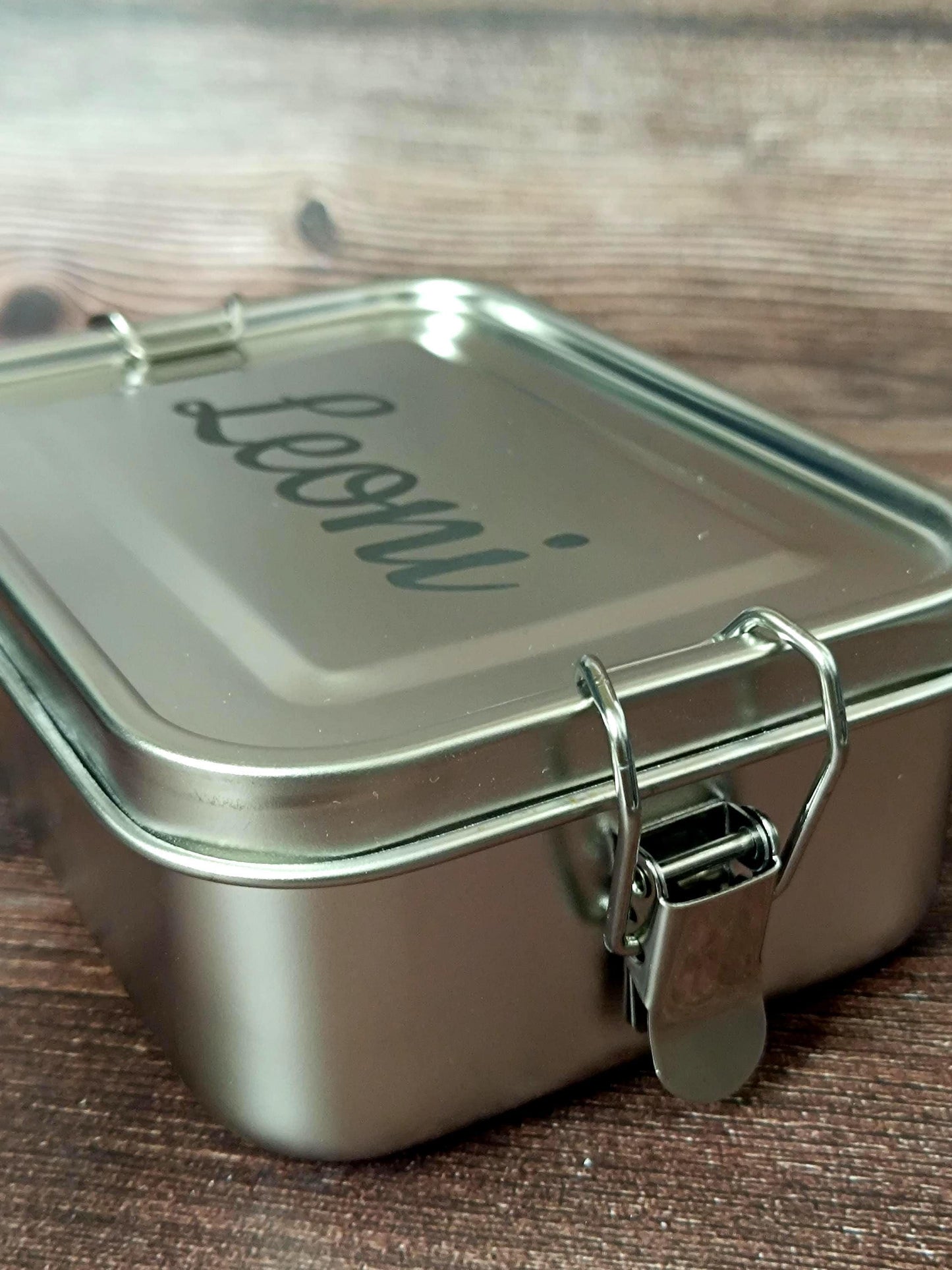 personalisierte Brotdose aus Edelstahl | Lunchbox mit Namen | Kita & Schule | nachhaltige Vesperdose | Geschenk für Kinder | Vesperbox