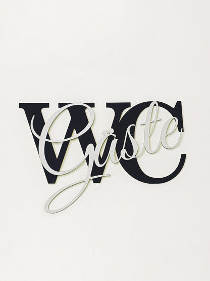 Türschild "Klodett" für das Gäste-WC, in verschiedenen Farben erhältlich