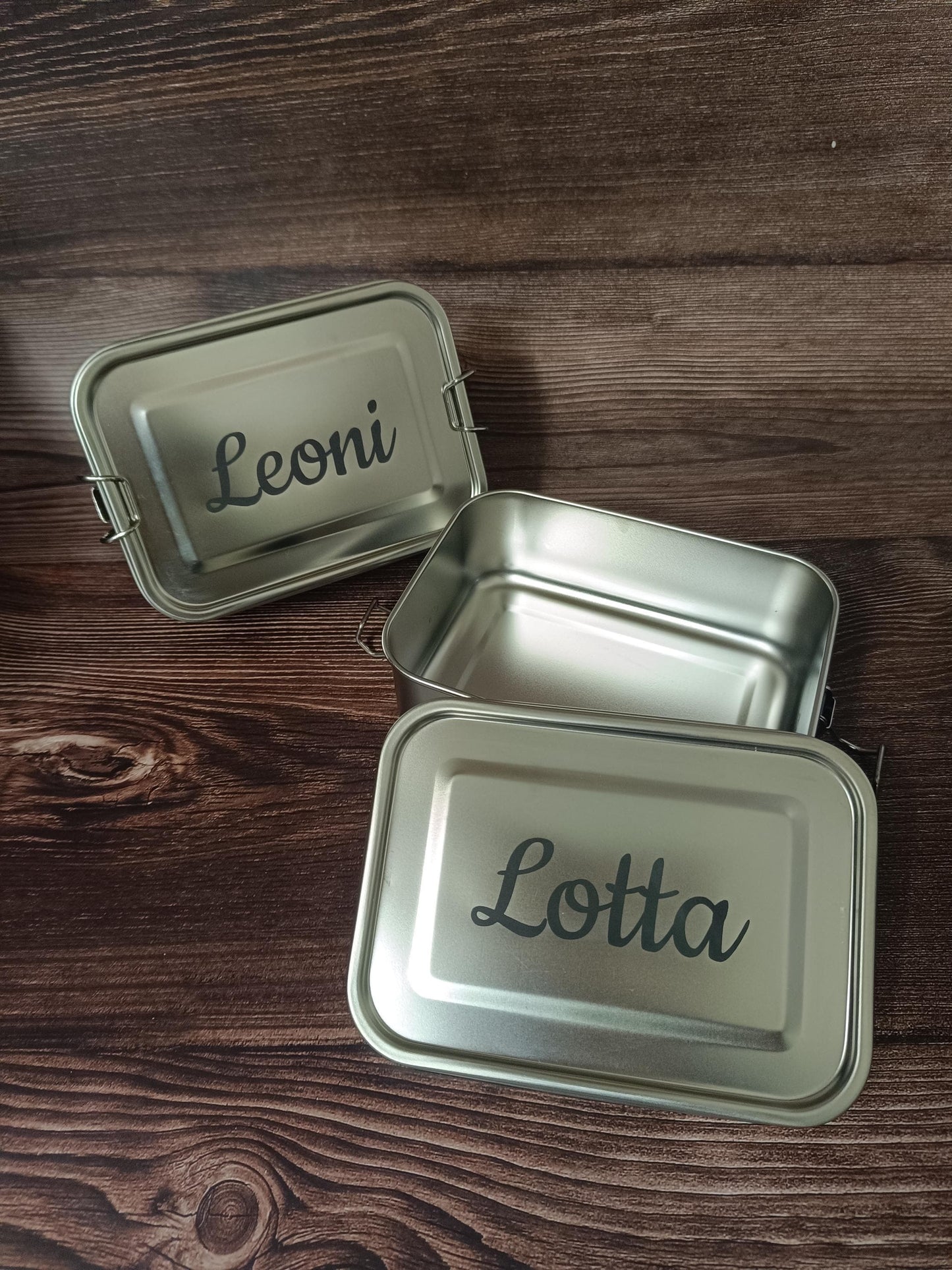 personalisierte Brotdose aus Edelstahl | Lunchbox mit Namen | Kita & Schule | nachhaltige Vesperdose | Geschenk für Kinder | Vesperbox