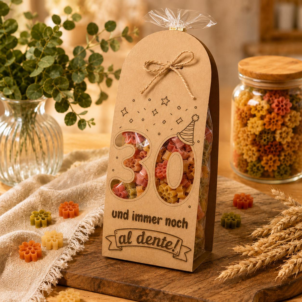 Nudelgeschenk mit Wunschmotiv & Spruch | Kleine Aufmerksamkeit | Geburtstag |Geburtstagsgeschenk | Lustiges Pasta Geschenk | Mitbringsel