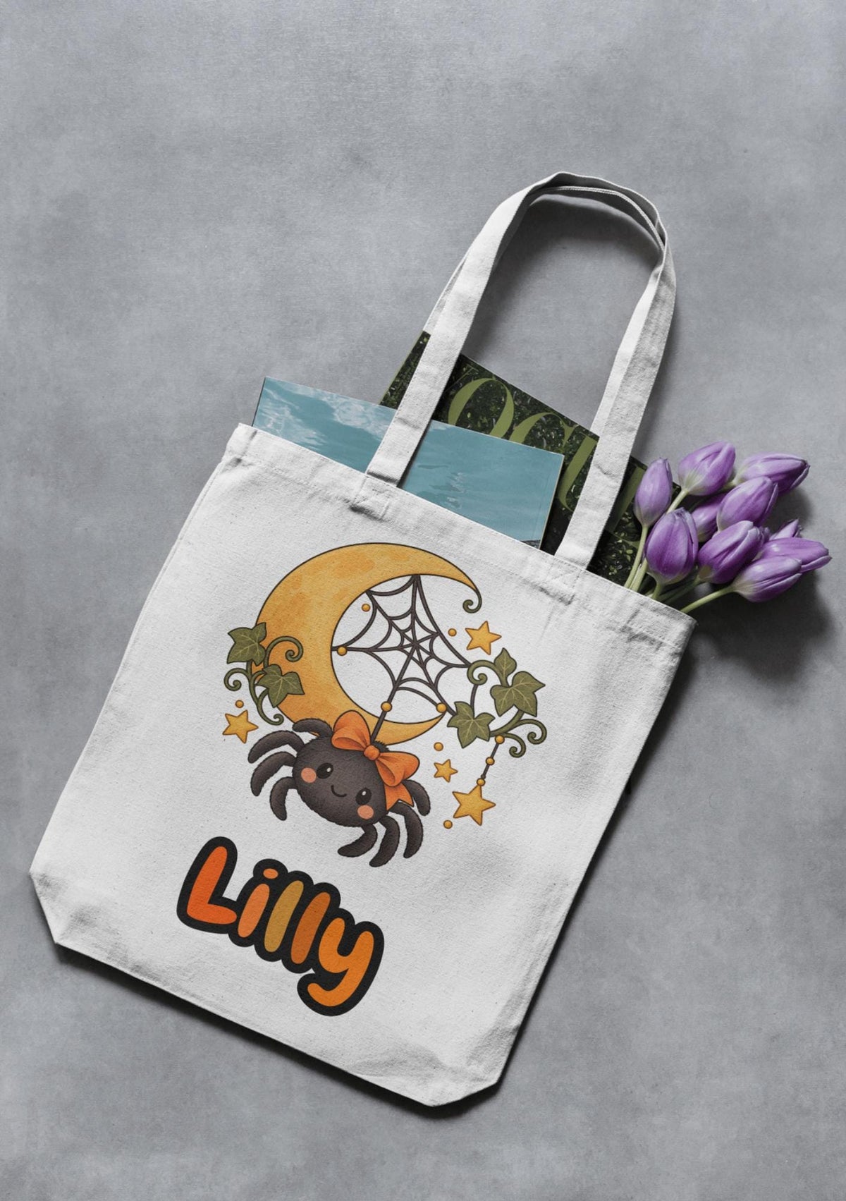 Personalisierte Halloween Tasche Kinder mit Name | Süßes oder Saures / Trick or Treat Beutel | kleine Baumwolltasche Wunschmotiv